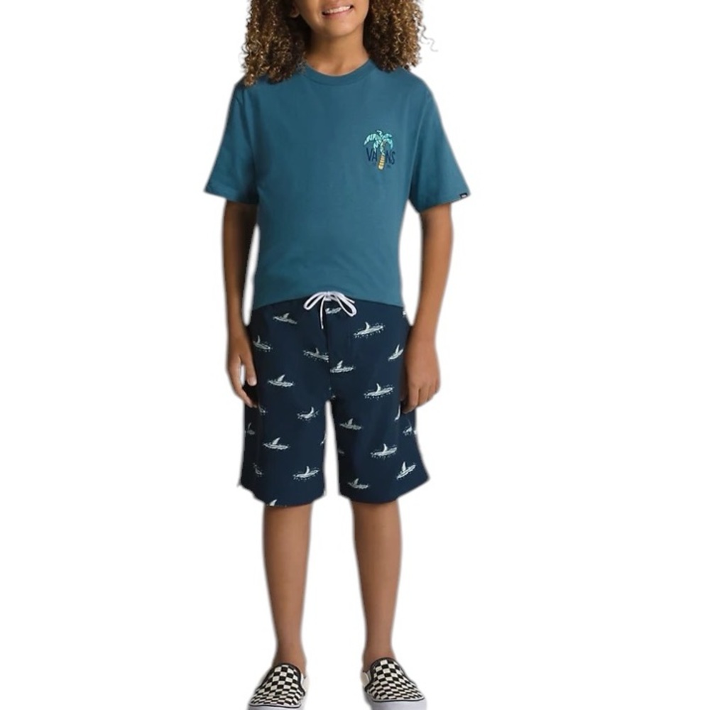 Vans Shark Print Swim Trunks Shorts 23